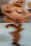 Older nude woman nature
